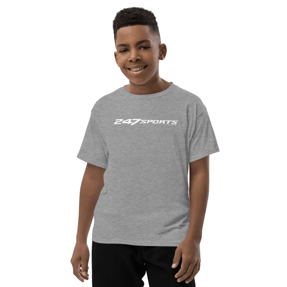 247 Sports White Logo Kids Premium T-Shirt