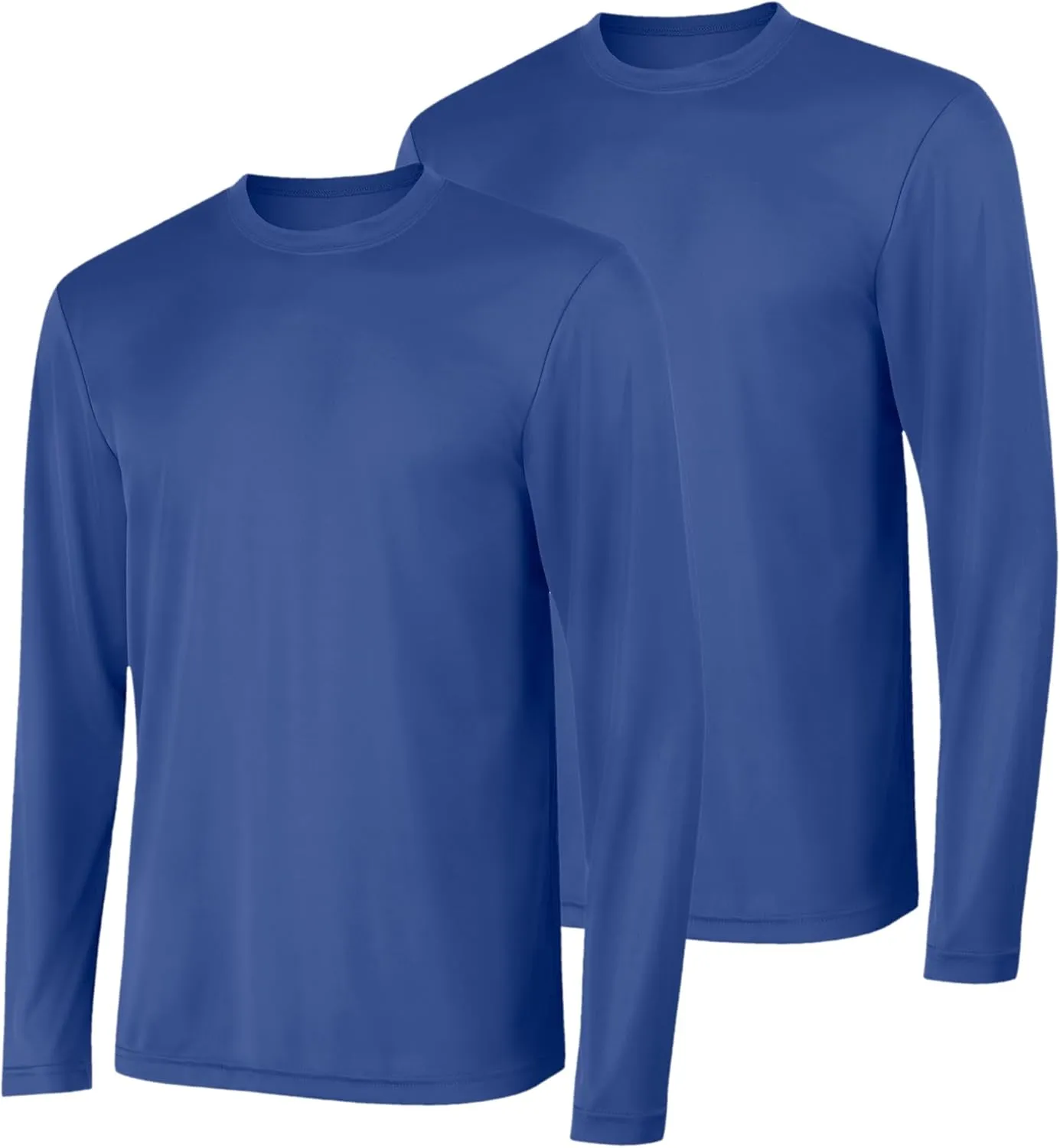 Hanes Sport Men's Long-Sleeve T-Shirt Pack, Cool DRI Moisture-Wicking Performance T-Shirts, Performance Tee, 2-Pack
