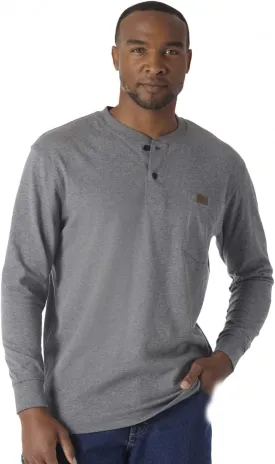 Wrangler Men's Long Sleeve Henley